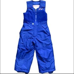 Snozu Navy Blue Snow Bib Overalls Insulated Fleece Toddlers Unisex Size 3T